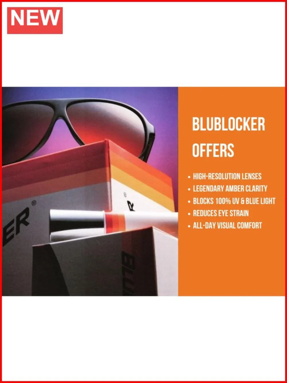 Aviator Sunglasses Blue Blocking UV Protection Flexible Nylon Frame Composite
